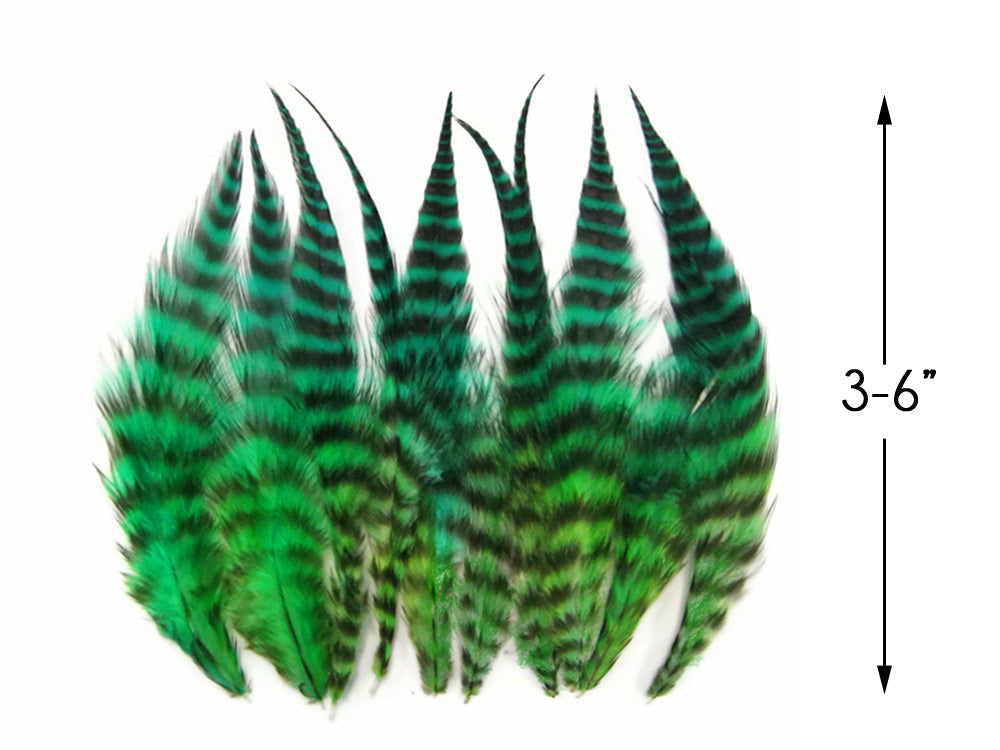 1 dozen - Blue Short Bluemoon Whiting Accent Feathers for Wedding Bridal Accessories