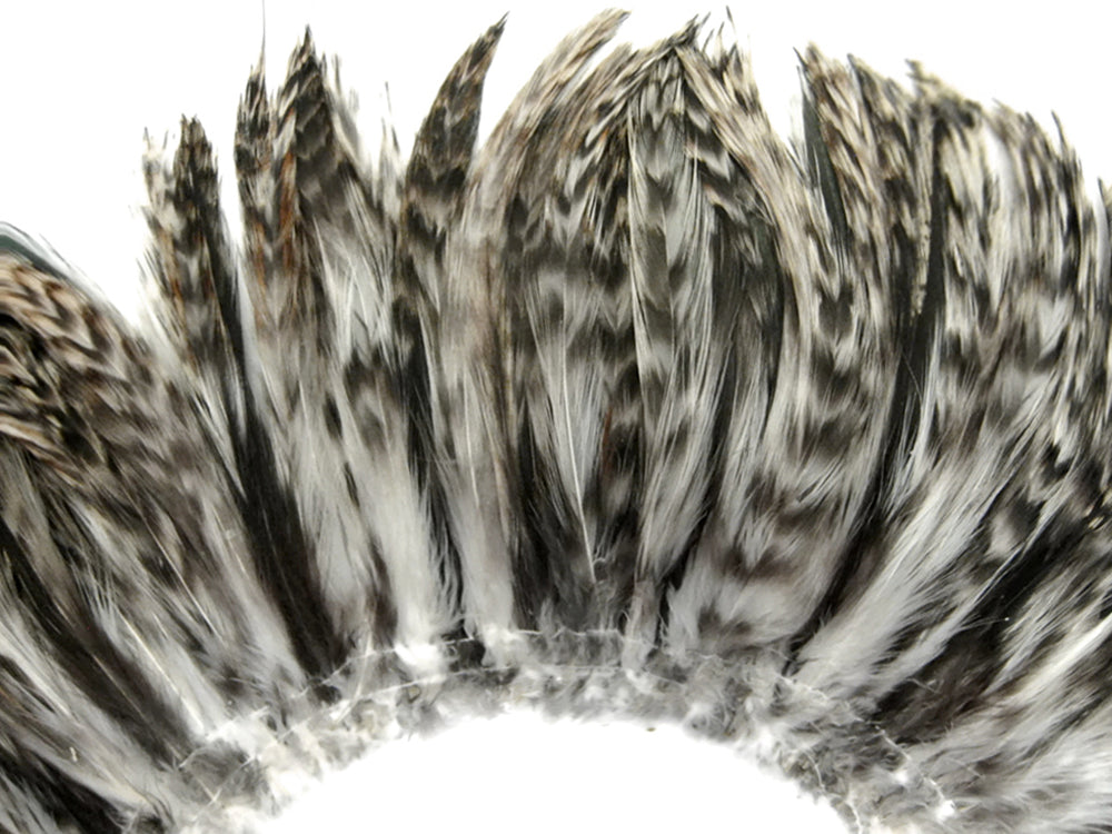 Chinchilla Inch Strip Grey Soft Hackle Feathers for Wedding Centerpieces