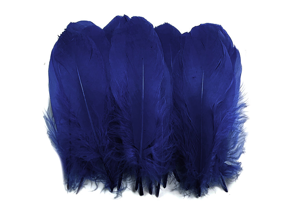 25 oz - Navy Pack Blue Nagoire Accent Feathers for Wedding Bouquets & Boutonnieres