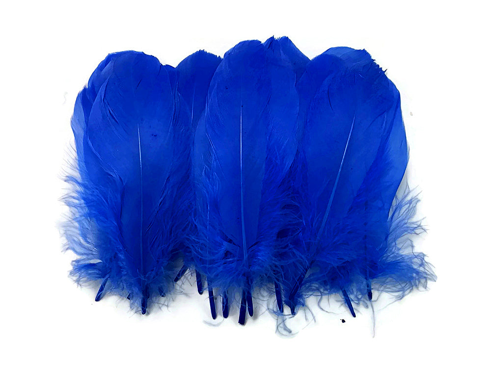25 oz - Royal Blue Pack Nagoire Loose Accent Feathers for Wedding Bouquets & Boutonnieres