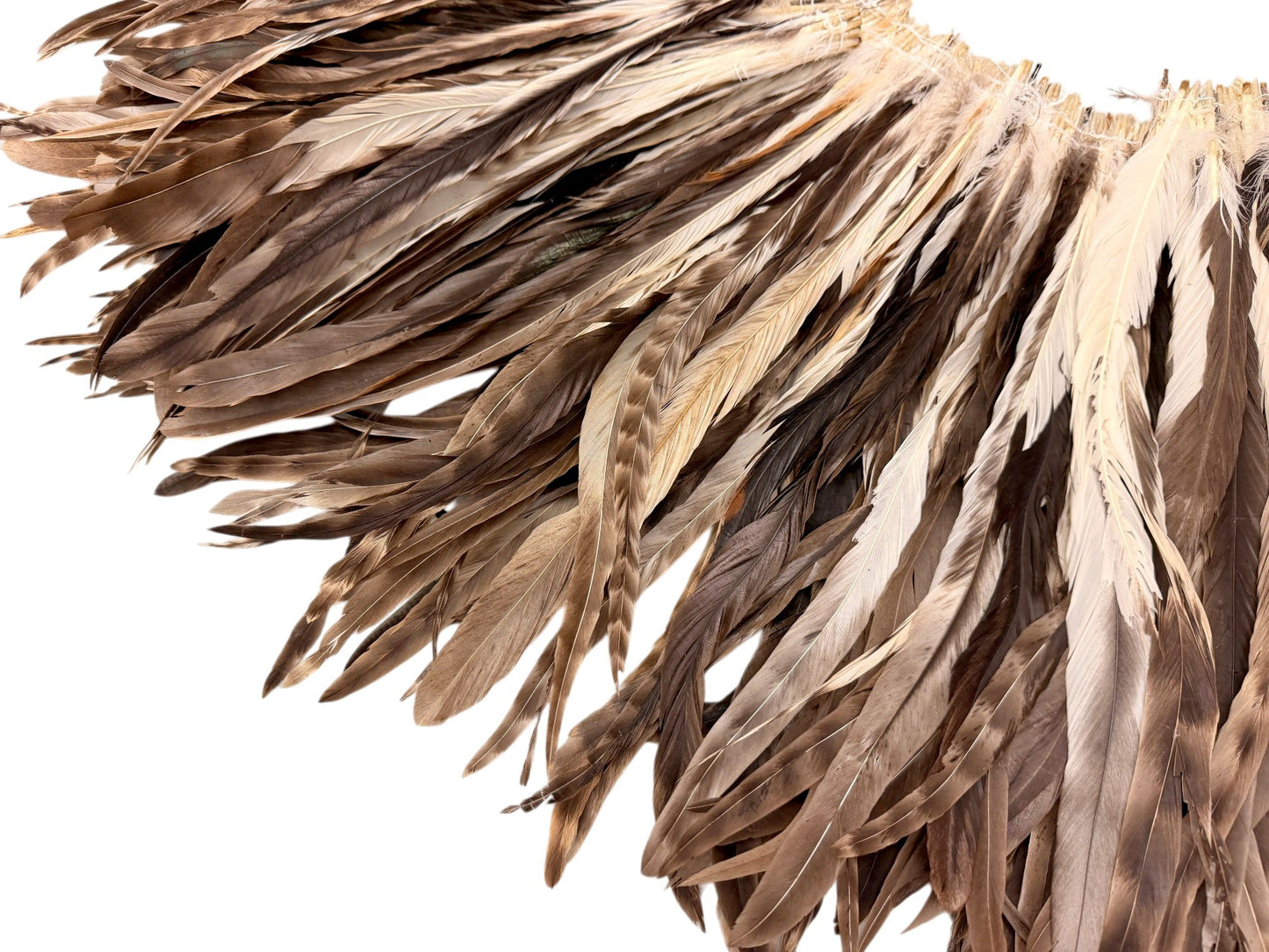 14-16" Chinchilla Inch Strip Natural Soft Hackle Feathers for Wedding Centerpieces