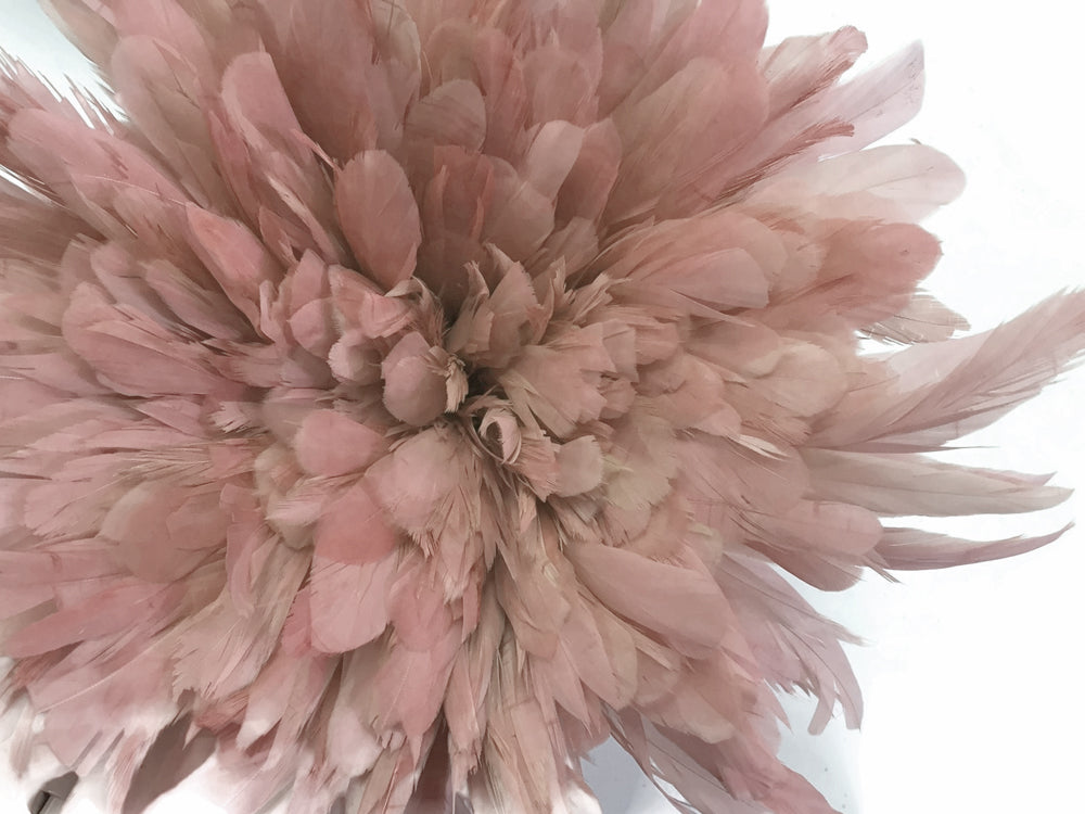 8-10" Natural Inch Strip Taupe Accent Feathers for Wedding Centerpieces