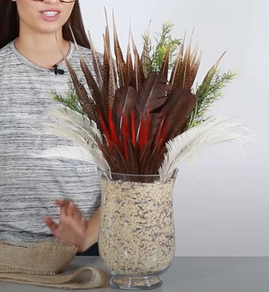 Vase Accent Feathers for Wedding Centerpieces
