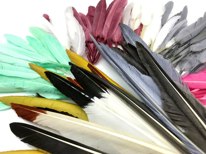 50 oz - Brown Pack Primary Wing Accent Feathers for Wedding Centerpieces