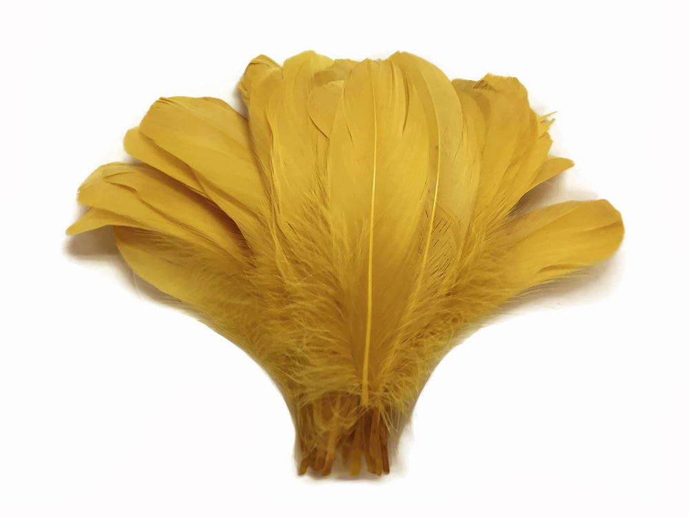 A quarter pound - Gold Antique Nagoire Accent Feathers for Wedding Backdrops & Arches