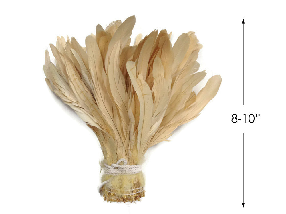 8-10" Natural Inch Strip Ivory Accent Feathers for Wedding Centerpieces