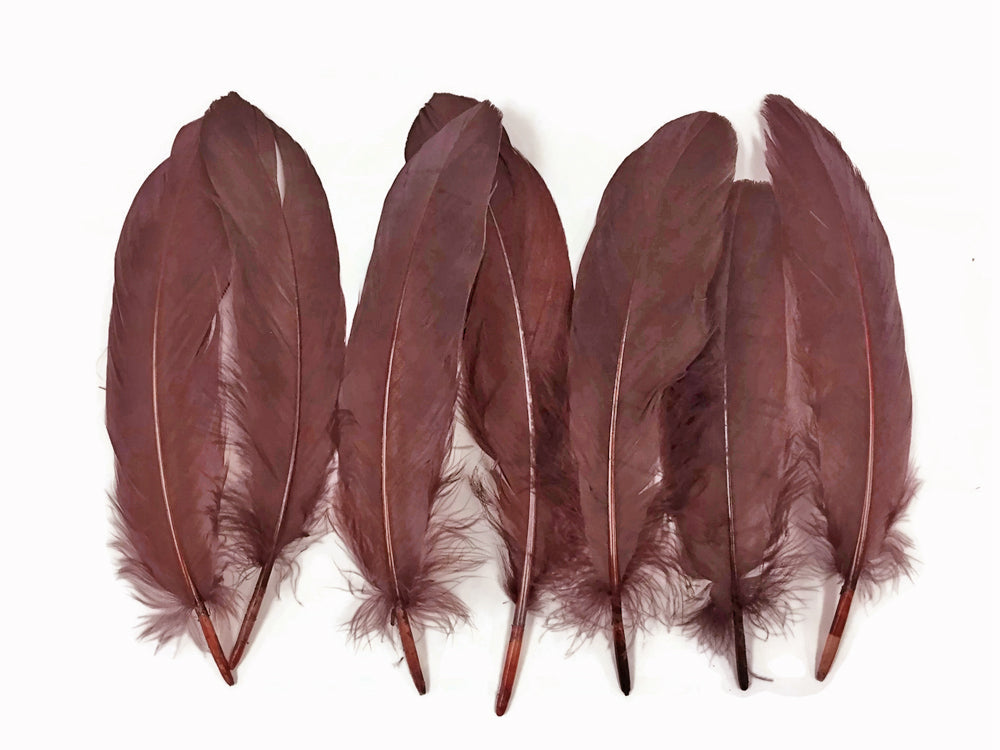 A quarter pound - Brown Satinettes Pallet Soft Accent Feathers for Wedding Backdrops & Arches