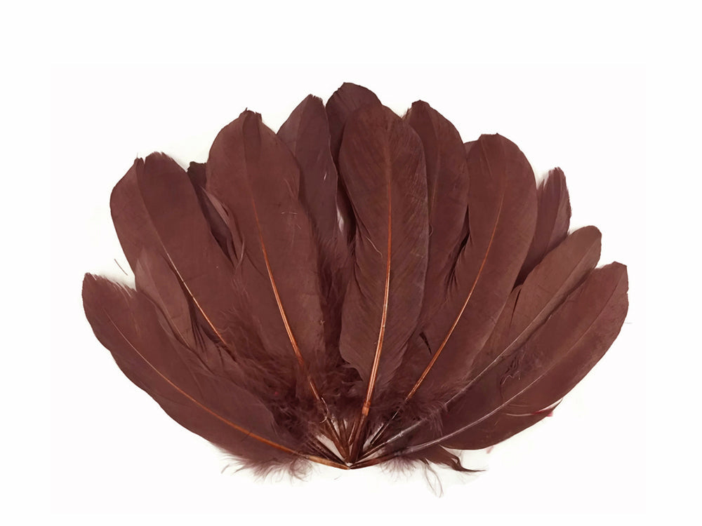 A quarter pound - Brown Satinettes Pallet Soft Accent Feathers for Wedding Backdrops & Arches