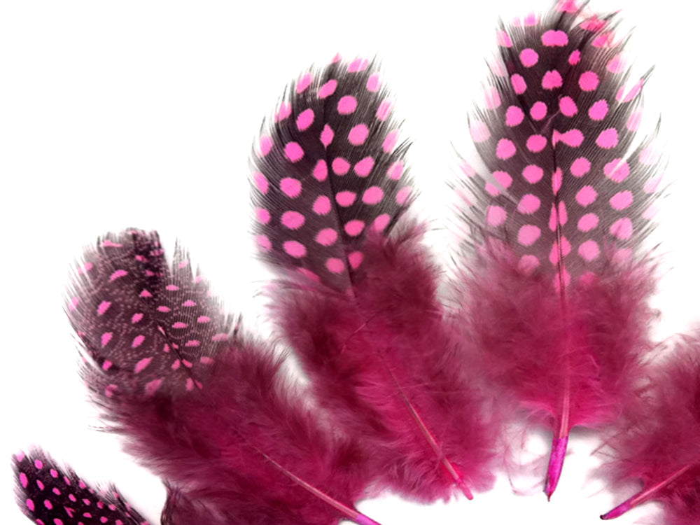 A quarter pound - Pink Candy Hen Plumage Accent Feathers for Wedding Backdrops & Arches
