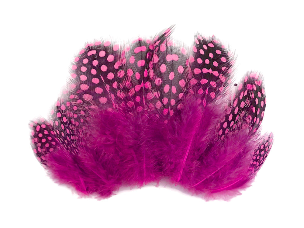 10 oz - Pink Pack Candy Hen Accent Feathers for Wedding Centerpieces