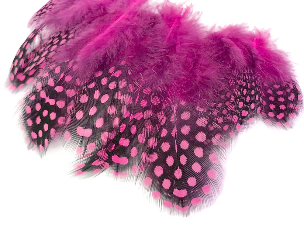 10 oz - Pink Pack Candy Hen Accent Feathers for Wedding Centerpieces