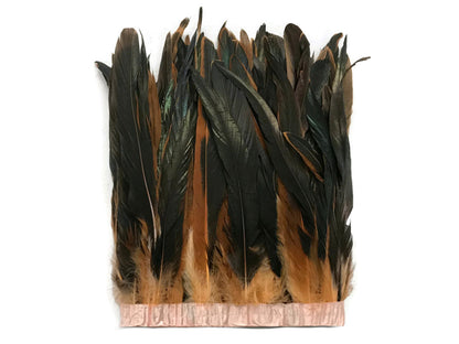 1 yard - 10-12" Champagne Dyed Over Natural Accent Feathers for Wedding Backdrops & Arches