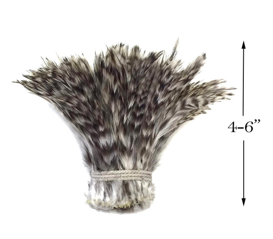 1 yard - Chinchilla Grey Strung Rooster Soft Hackle Feathers for Wedding Backdrops & Arches
