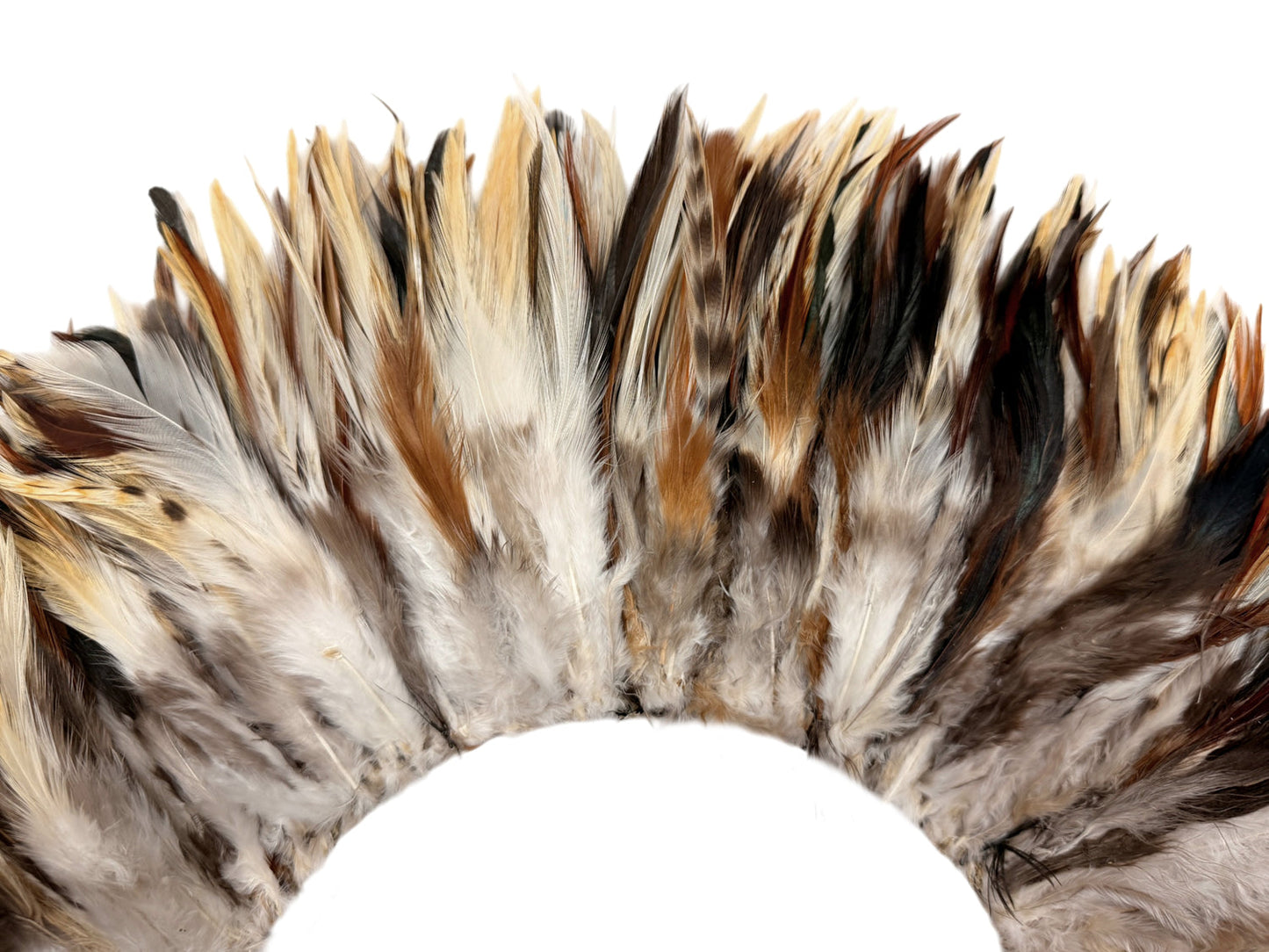 4-6" Natural Inch Strip Cream Accent Feathers for Wedding Centerpieces