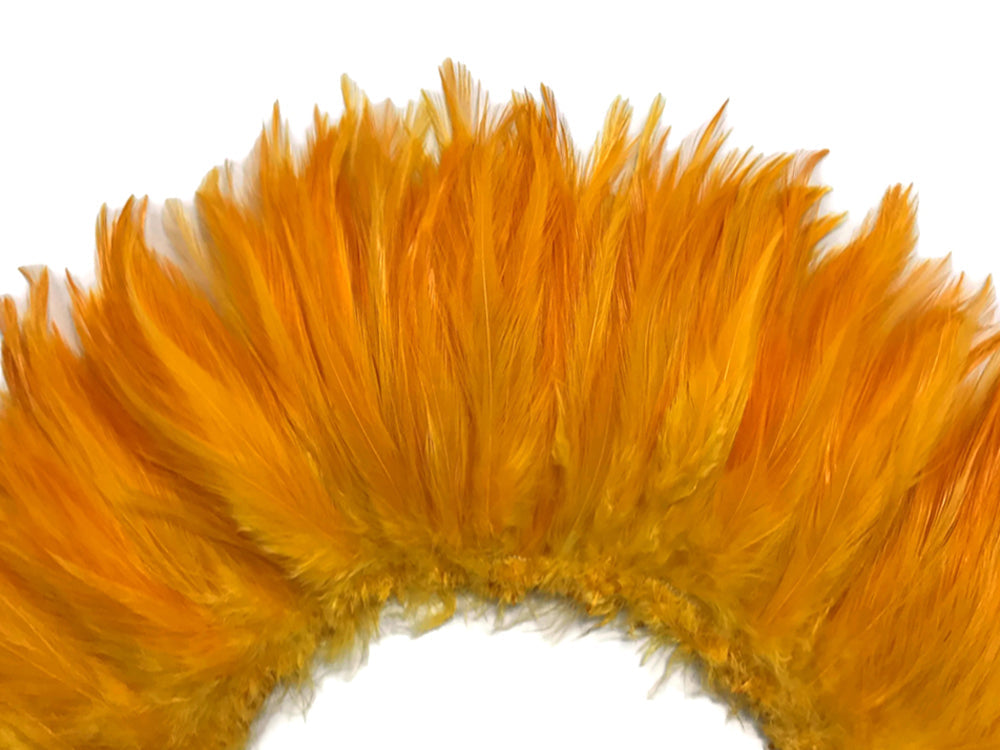 Yellow Inch Strip Golden Soft Hackle Feathers for Wedding Centerpieces