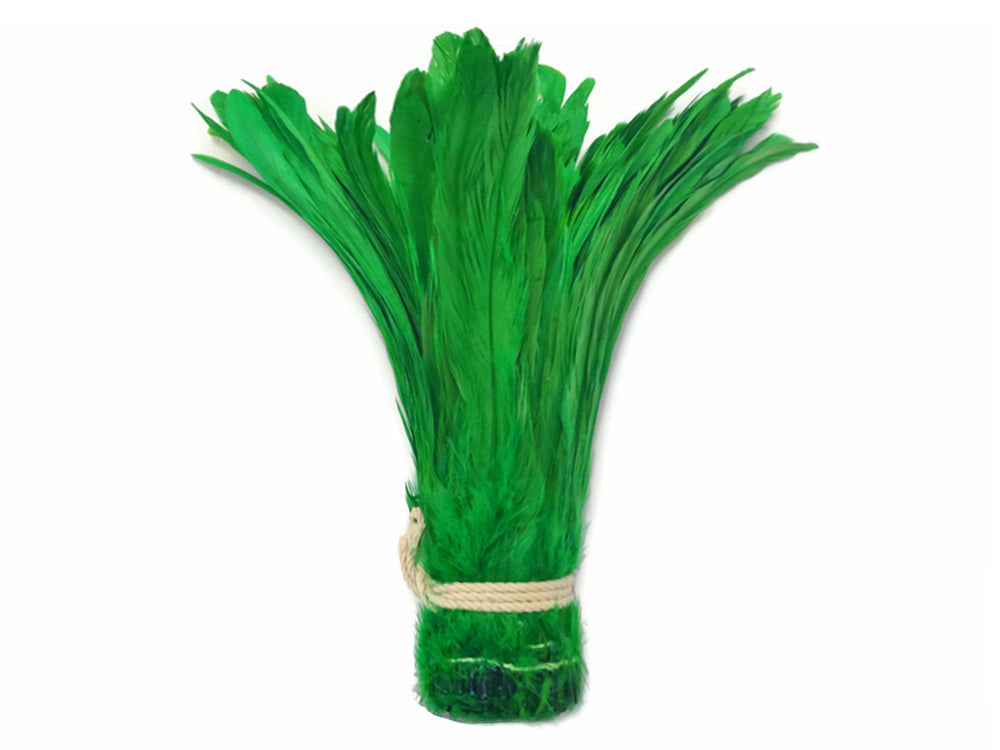 8-10" Natural Inch Strip Kelly Accent Feathers for Wedding Centerpieces