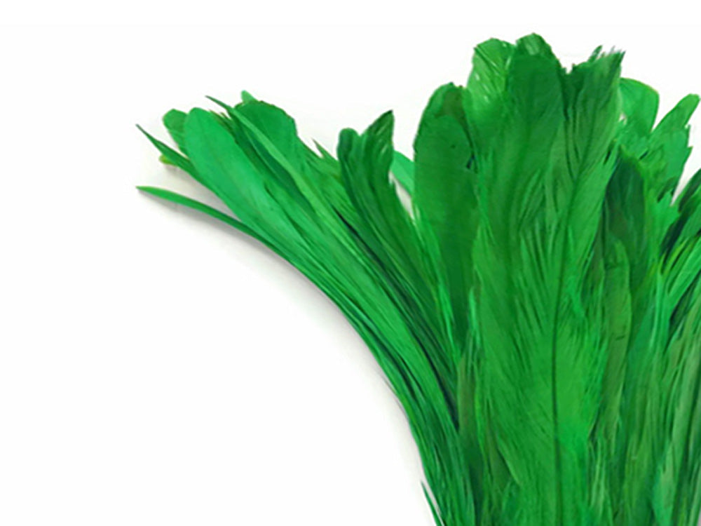 8-10" Natural Inch Strip Kelly Accent Feathers for Wedding Centerpieces