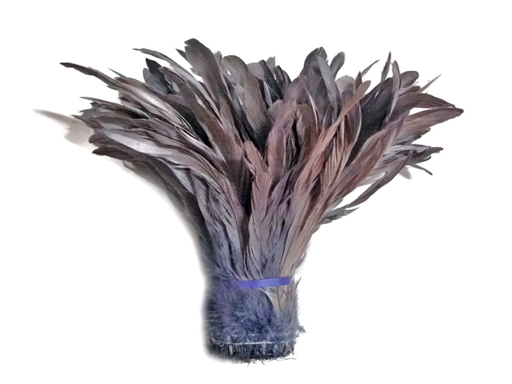 8-10" Silver Gray Inch Strip Strung Accent Feathers for Wedding Centerpieces