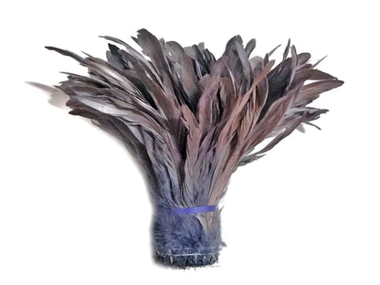 8-10" Silver Gray Inch Strip Strung Accent Feathers for Wedding Centerpieces