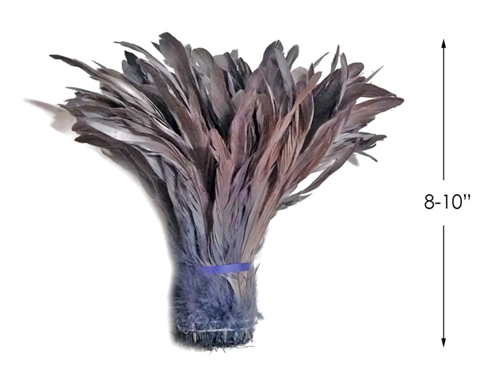 8-10" Silver Gray Inch Strip Strung Accent Feathers for Wedding Centerpieces