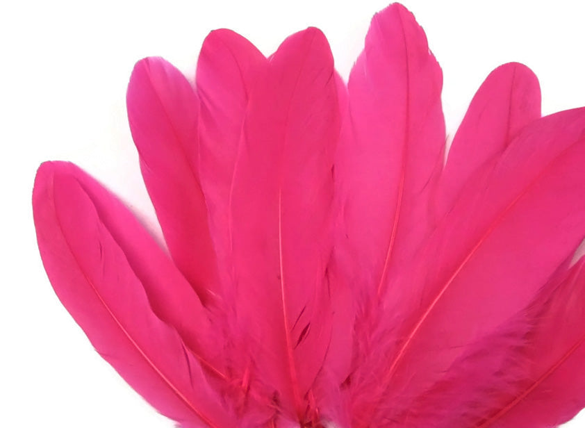 A quarter pound - Hot Pink Satinettes Pallet Soft Accent Feathers for Wedding Backdrops & Arches