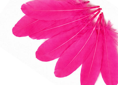 A quarter pound - Hot Pink Satinettes Pallet Soft Accent Feathers for Wedding Backdrops & Arches