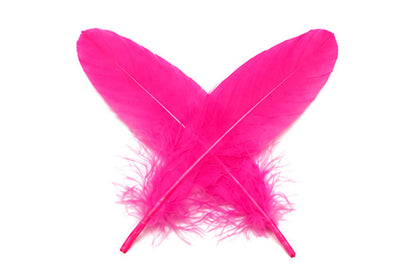 A quarter pound - Hot Pink Satinettes Pallet Soft Accent Feathers for Wedding Backdrops & Arches