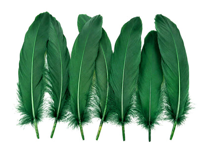A quarter pound - Hunter Green Satinettes Pallet Soft Accent Feathers for Wedding Backdrops & Arches