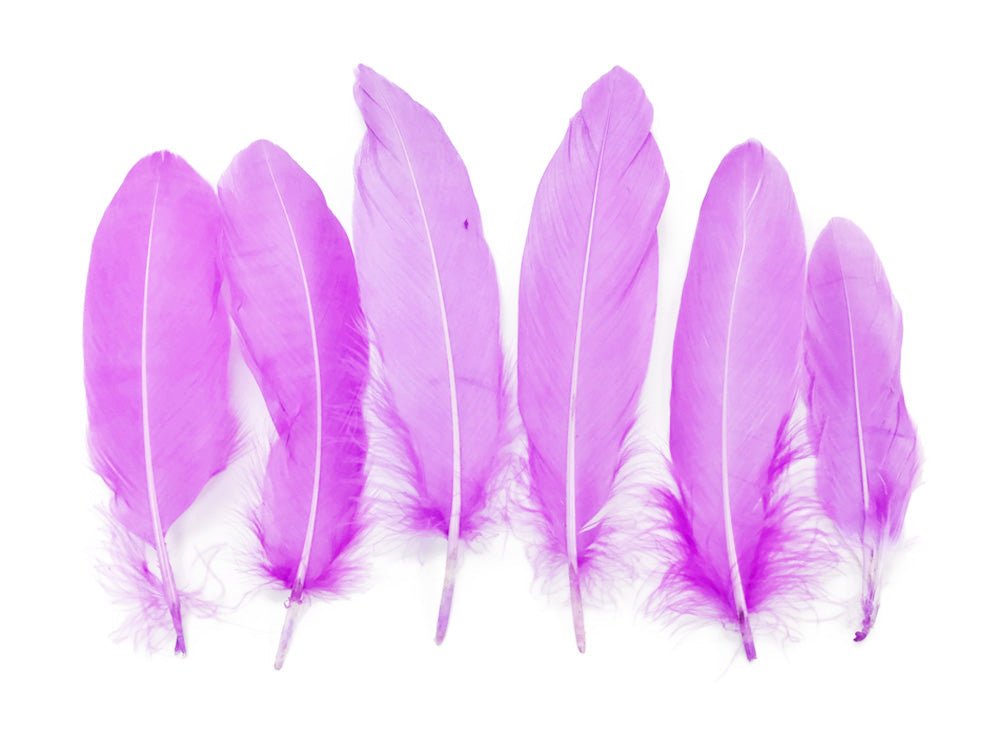 3 oz - Lavender Pack Satinettes Pallet Accent Feathers for Wedding Bouquets & Boutonnieres