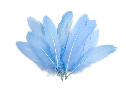 3 oz - Light Blue Pack Satinettes Pallet Accent Feathers for Wedding Bouquets & Boutonnieres