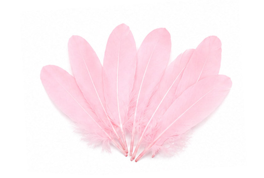 3 oz - Baby Pink Pack Satinettes Pallet Accent Feathers for Wedding Bouquets & Boutonnieres