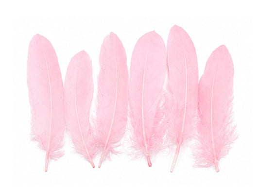 3 oz - Baby Pink Pack Satinettes Pallet Accent Feathers for Wedding Bouquets & Boutonnieres
