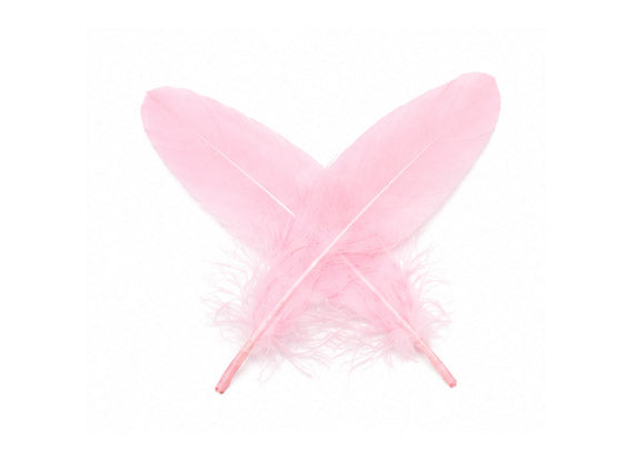3 oz - Baby Pink Pack Satinettes Pallet Accent Feathers for Wedding Bouquets & Boutonnieres