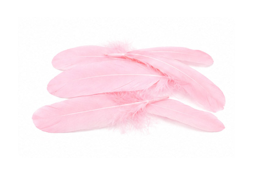 3 oz - Baby Pink Pack Satinettes Pallet Accent Feathers for Wedding Bouquets & Boutonnieres