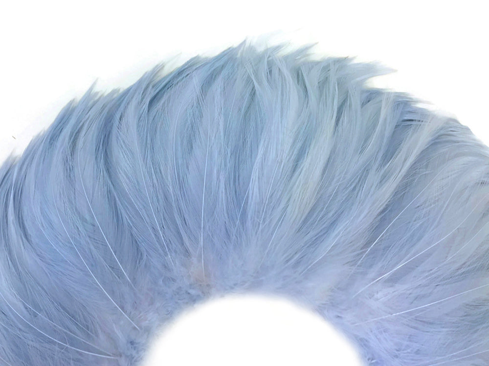 Light Blue Inch Strip Strung Soft Hackle Feathers for Wedding Centerpieces