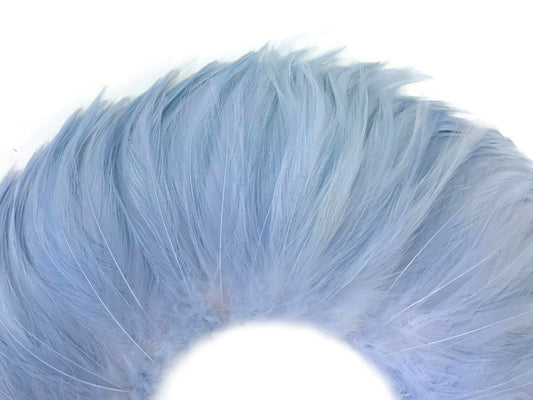 Light Blue Inch Strip Strung Soft Hackle Feathers for Wedding Centerpieces