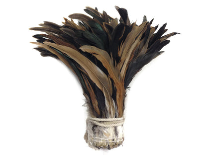 8-10" Natural Inch Strip Brown Accent Feathers for Wedding Centerpieces