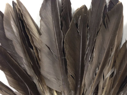 50 oz - Natural Pack Brown Primary Accent Feathers for Wedding Centerpieces