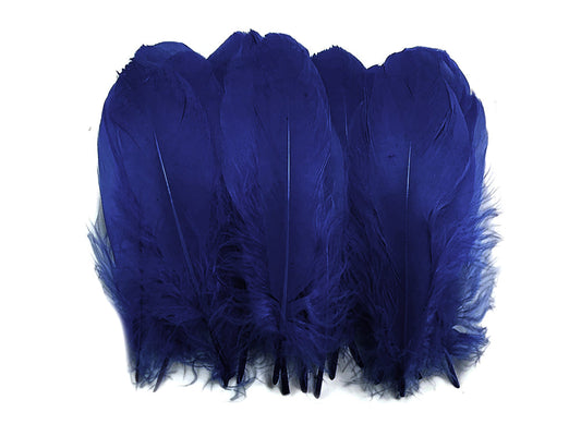 25 oz - Navy Pack Blue Nagoire Accent Feathers for Wedding Bouquets & Boutonnieres