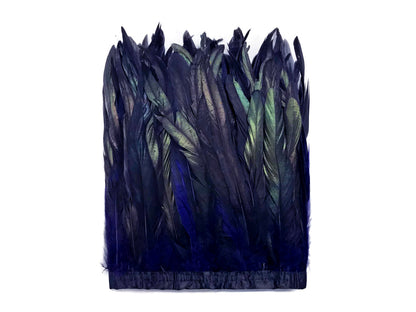 1 yard - 10-12" Natural Navy Blue Dyed Accent Feathers for Wedding Backdrops & Arches