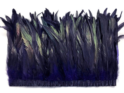 1 yard - 10-12" Natural Navy Blue Dyed Accent Feathers for Wedding Backdrops & Arches