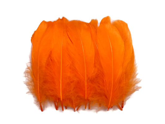 25 oz - Orange Pack Nagoire Loose Accent Feathers for Wedding Bouquets & Boutonnieres