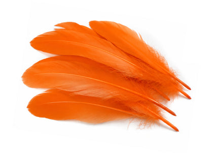 A quarter pound - Orange Satinettes Pallet Soft Accent Feathers for Wedding Backdrops & Arches