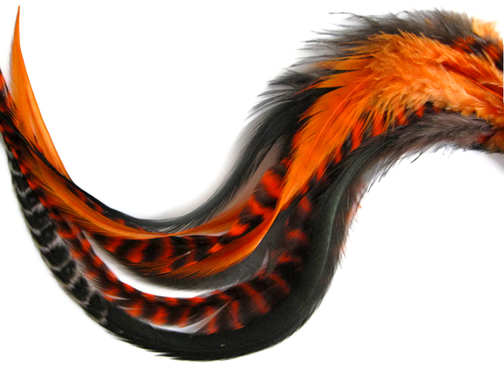 8 pieces - Peekabooo Mix Thick Accent Feathers for Wedding Bridal Accessories