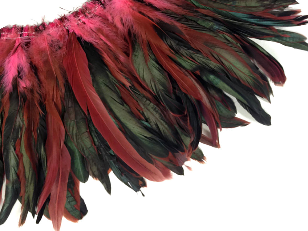 8-10" Natural Inch Strip Pink Accent Feathers for Wedding Centerpieces