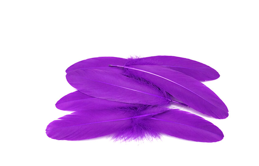 A quarter pound - Purple Satinettes Pallet Soft Accent Feathers for Wedding Backdrops & Arches