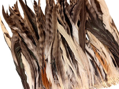 14-16" Chinchilla Inch Strip Natural Soft Hackle Feathers for Wedding Centerpieces
