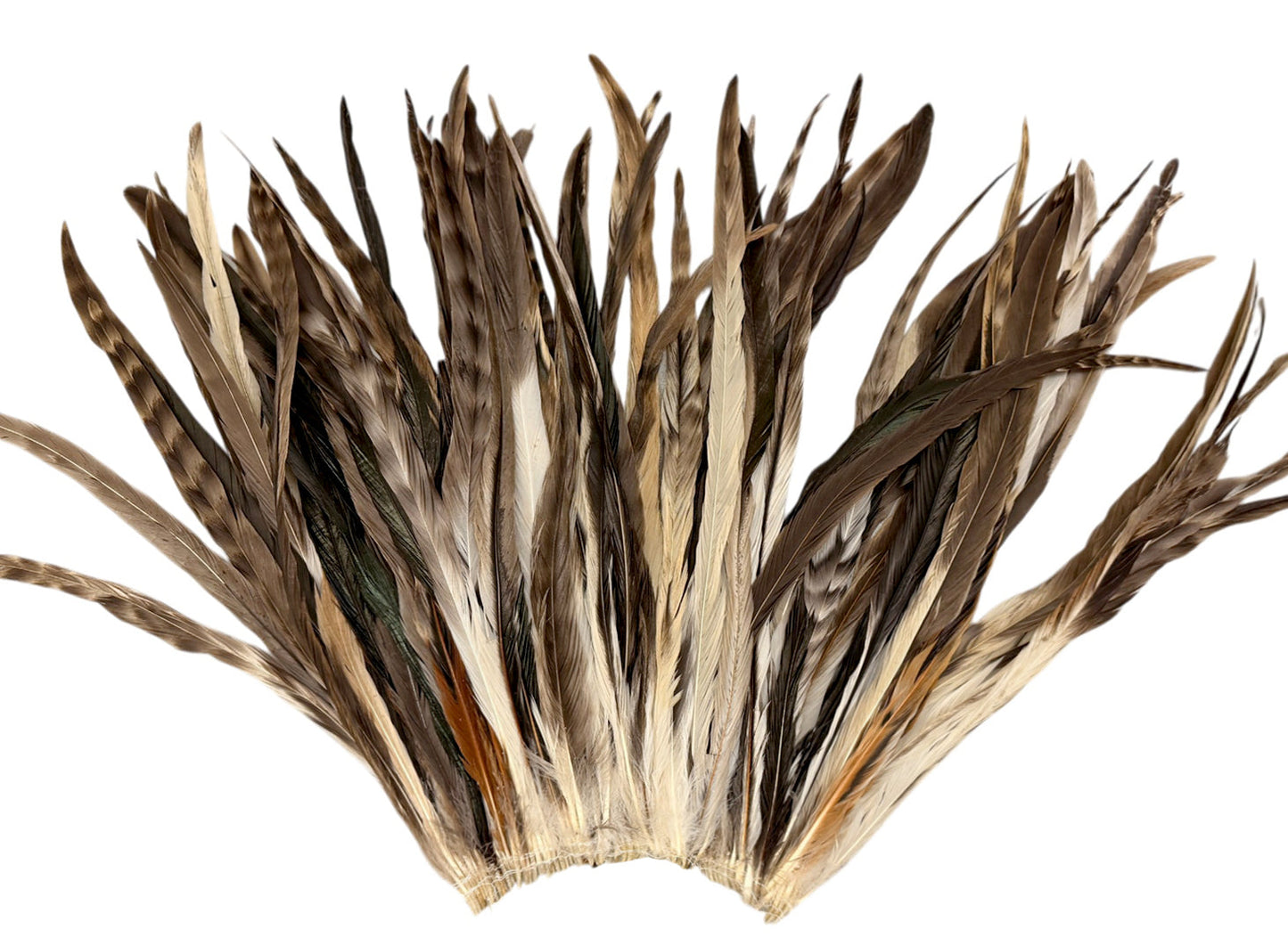 14-16" Chinchilla Inch Strip Natural Soft Hackle Feathers for Wedding Centerpieces
