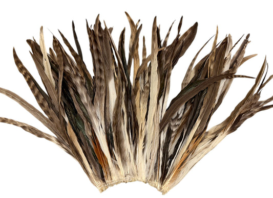 14-16" Chinchilla Inch Strip Natural Soft Hackle Feathers for Wedding Centerpieces