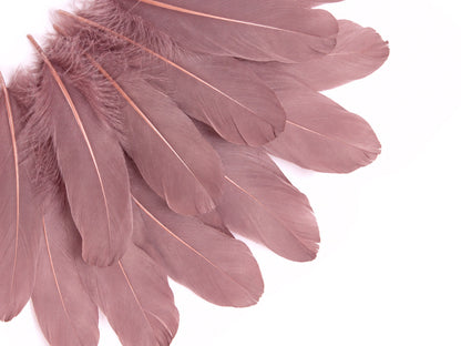 3 oz - Pack Taupe Satinettes Accent Feathers for Wedding Bouquets & Boutonnieres